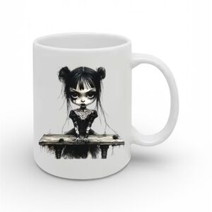 Gothic Retro Horror DTF UV Vinyl Mug